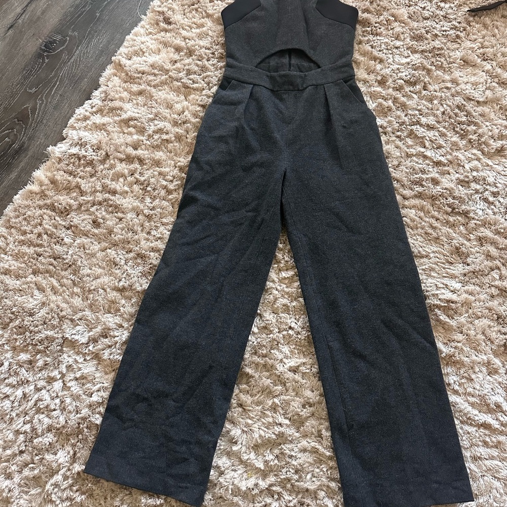 SHADES OF GREY BY MICAH COHEN Black Wide-Leg Jumpsuit